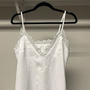 White lace cami